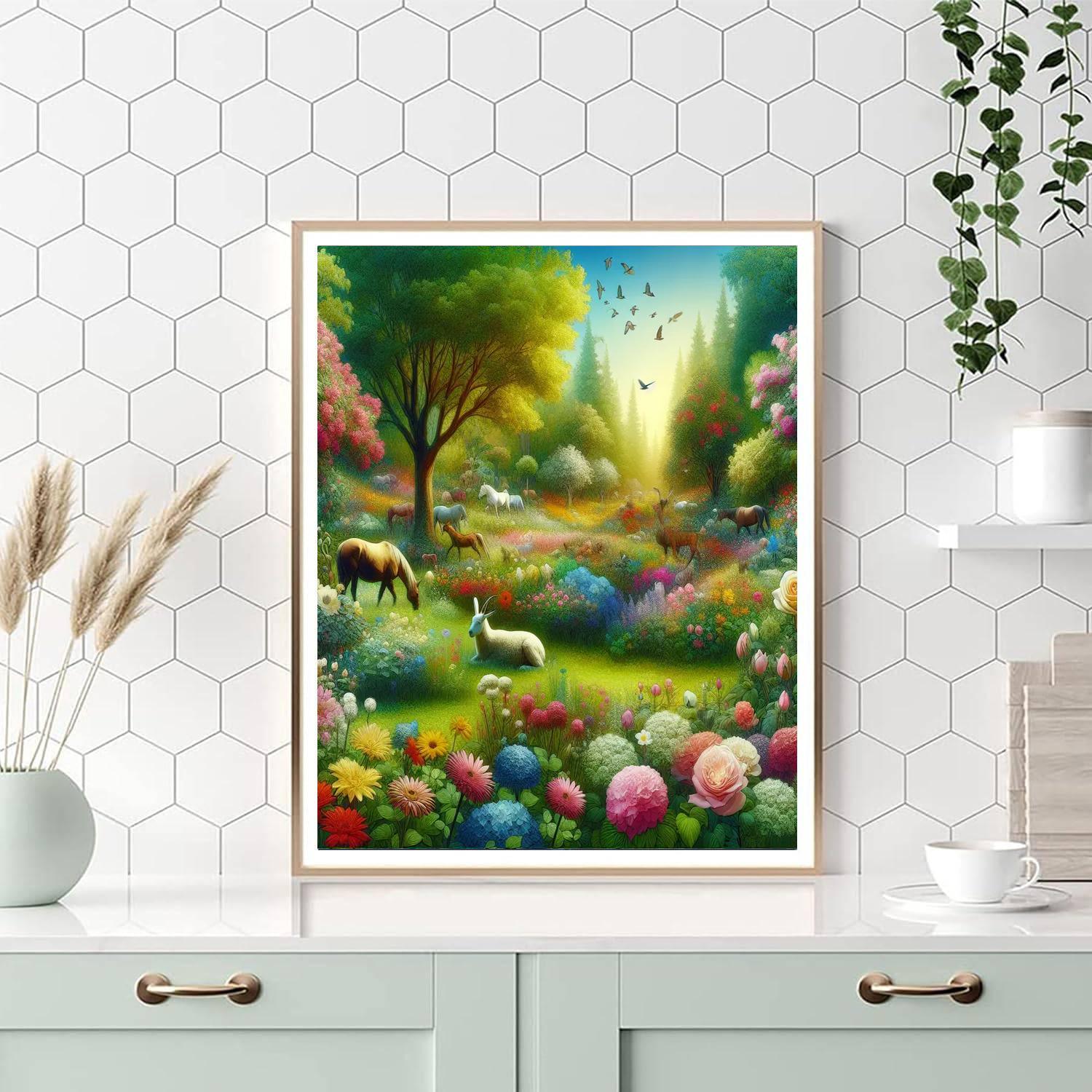 Bell's Enchanted Garden Numbered Painting Kits