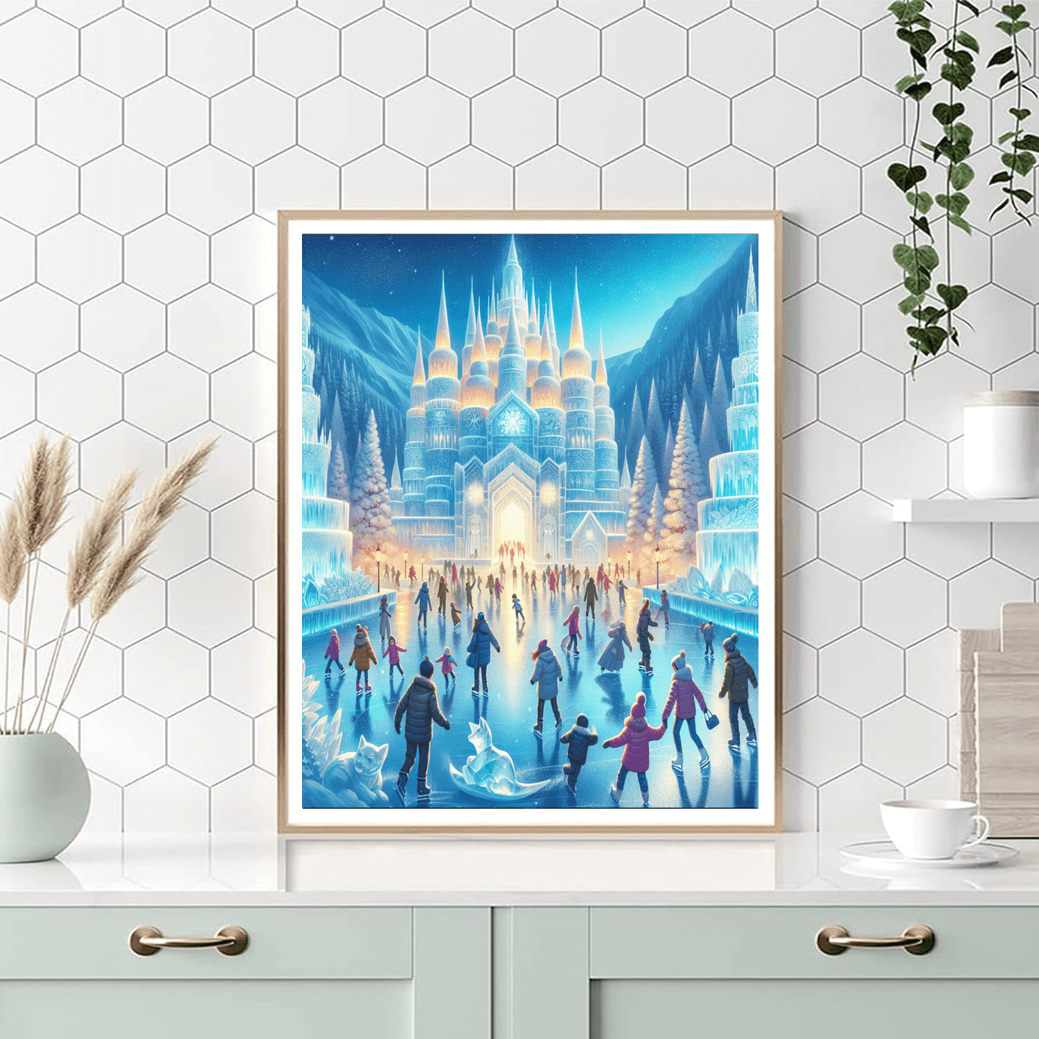 The Harbin Ice Festival - China Paint By Color