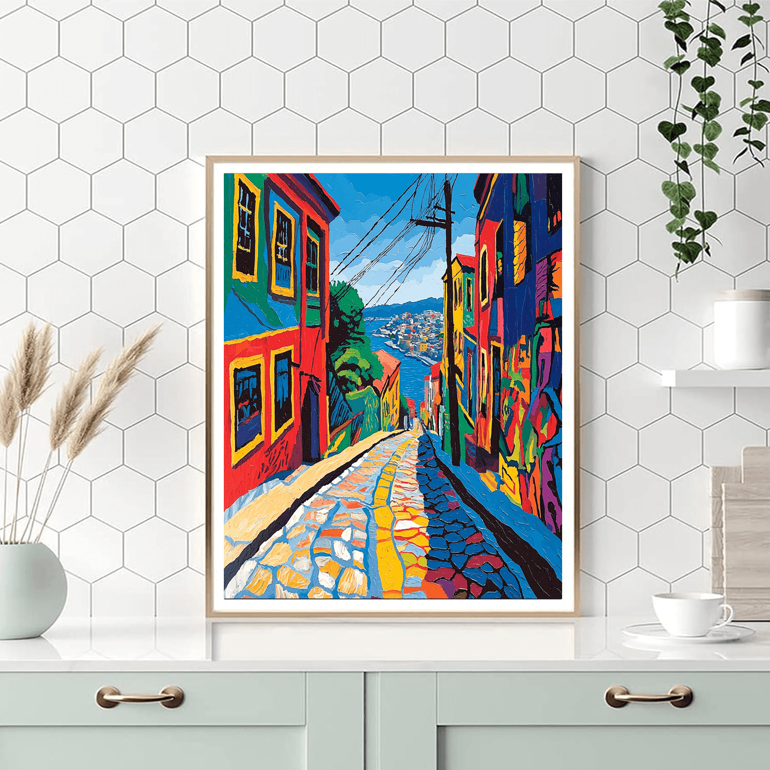 Valparaíso Street Art - Chile Paint By Numbers Kits