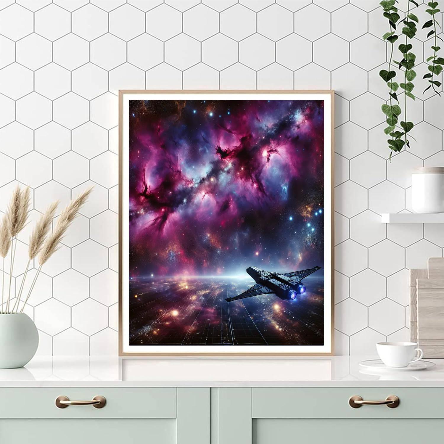 Galactic Traveler's Journey DIY Paint By Numbers