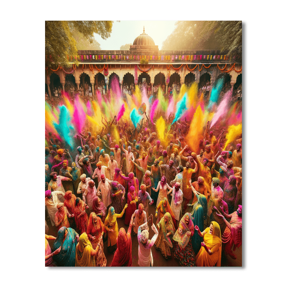 The Festival Of Colors Paint By Number
