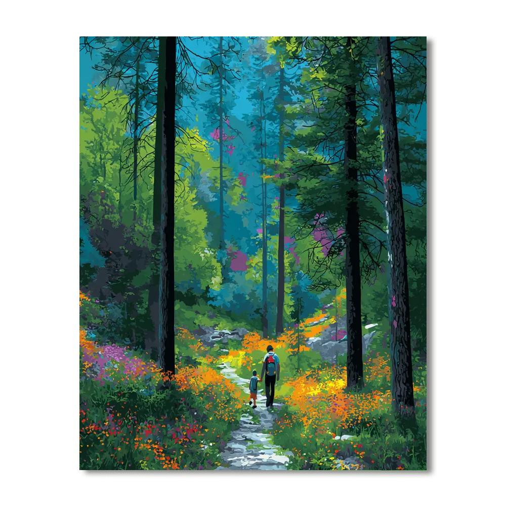 Embracing Nature Number Painting