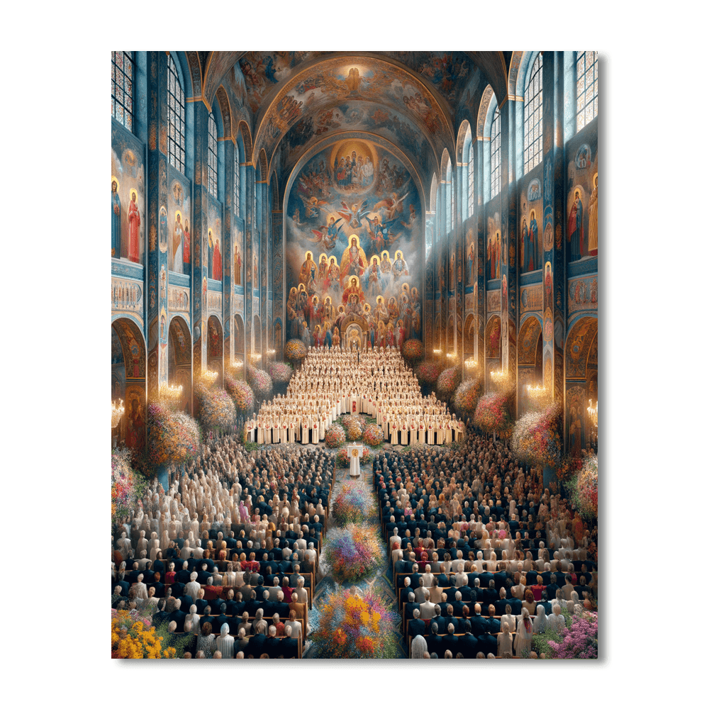 Moscow Easter Festival - Russia Numbered Painting Kits