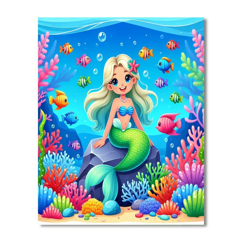 Mystic Mermaid Cove Paint By Numbers Kits