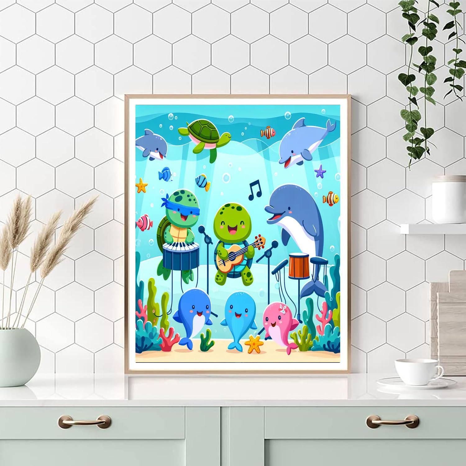 Under The Sea Symphony Numbered Painting Kits