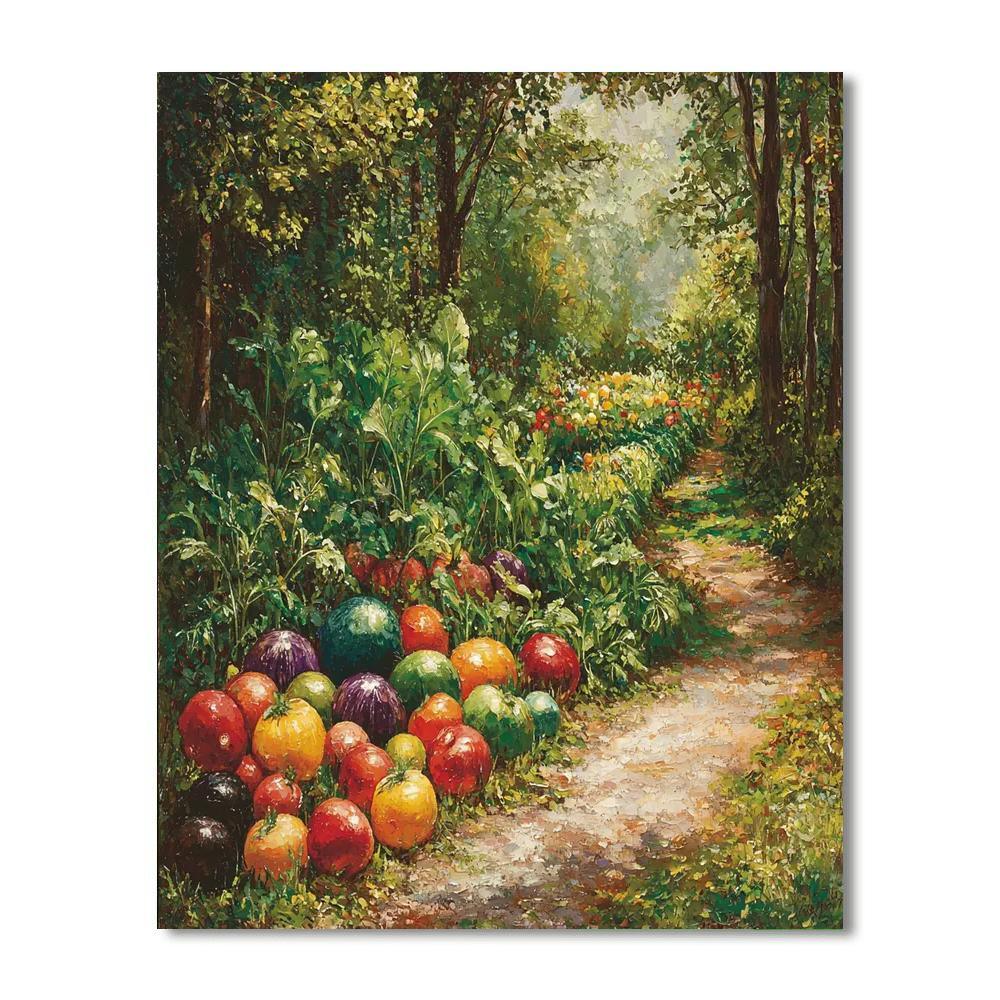 Pierre-Auguste Renoir Inspired Culinary Gardens  DIY Paint By Numbers