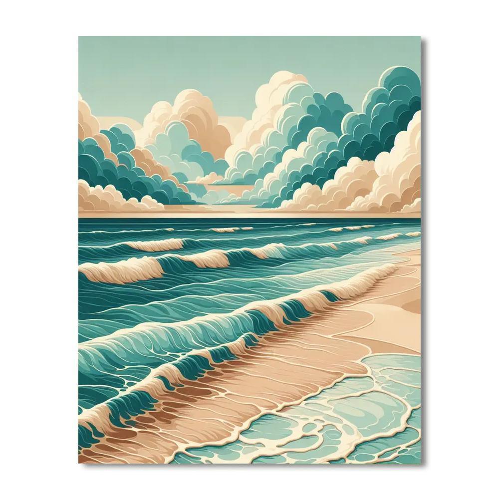 Oceanic Tranquility Tribute DIY Paint By Numbers