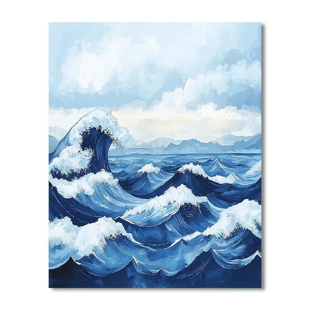 Katsushika Hokusai Inspired The Timeless Nautical  Paint By Numbers