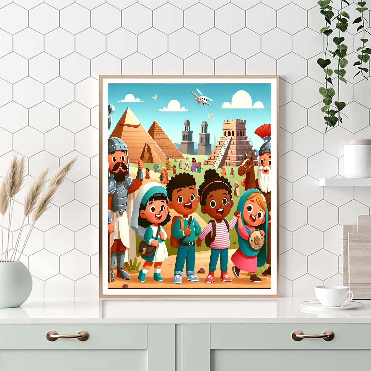 Exploration Of Ancient Civilizations Numbered Painting Kits