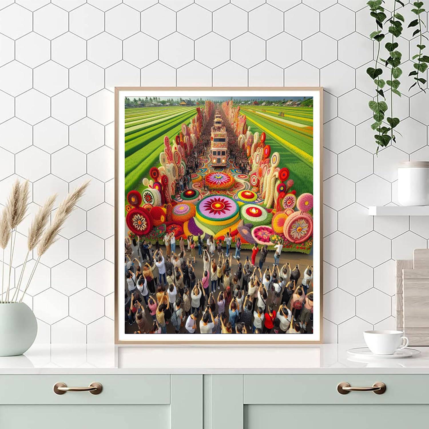 Flower Festival - Holland Paint By Numbers Art