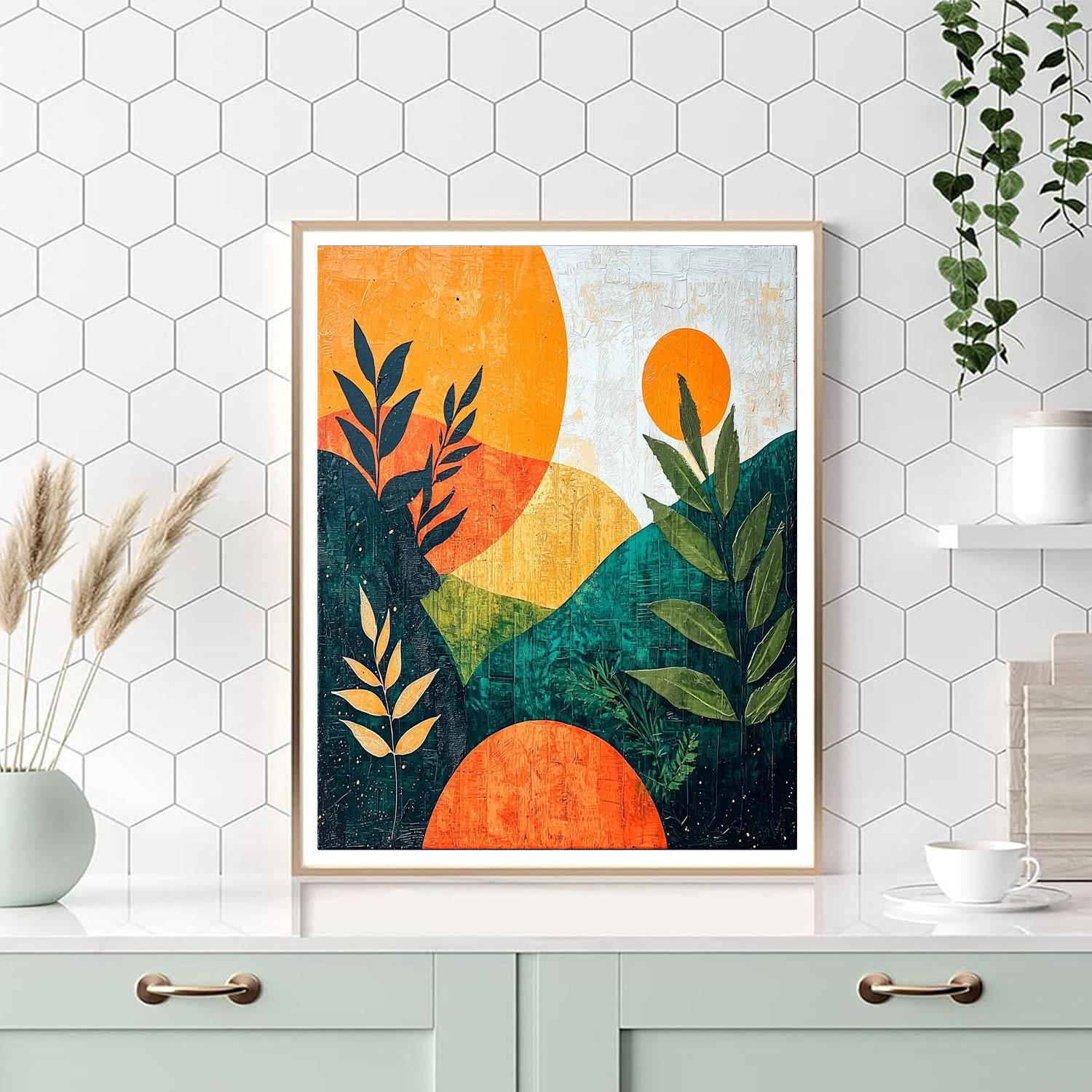 Frida Kahlo Inspired Journey Of Symbols  Numbered Painting Kits