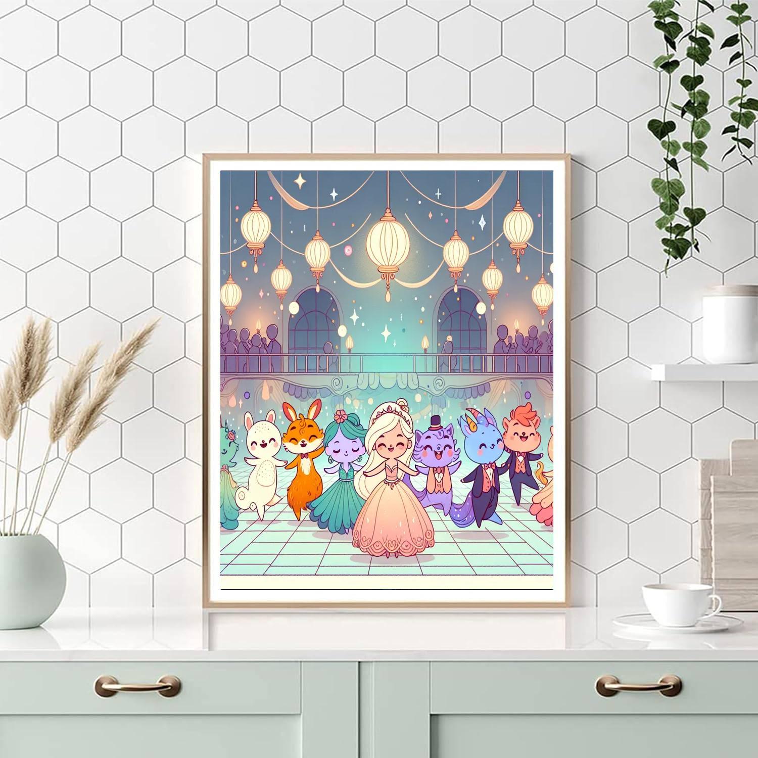 Enchanted Evening Ball Paint By Numbers Art