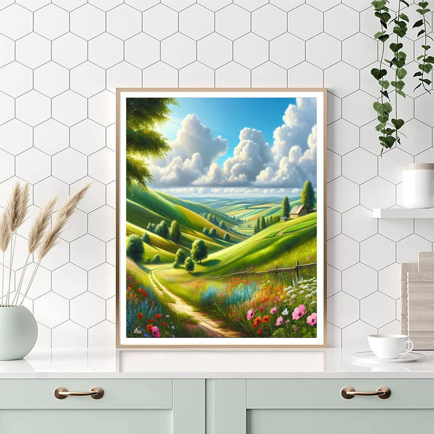Sunny Countryside Escape DIY Paint By Numbers
