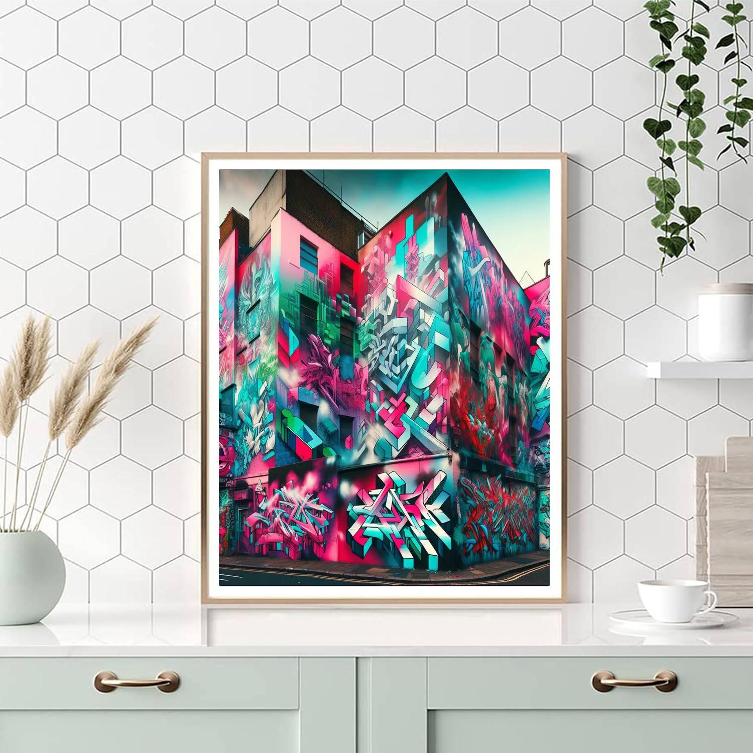 Colorful Urban Street Art Paint By Numbers