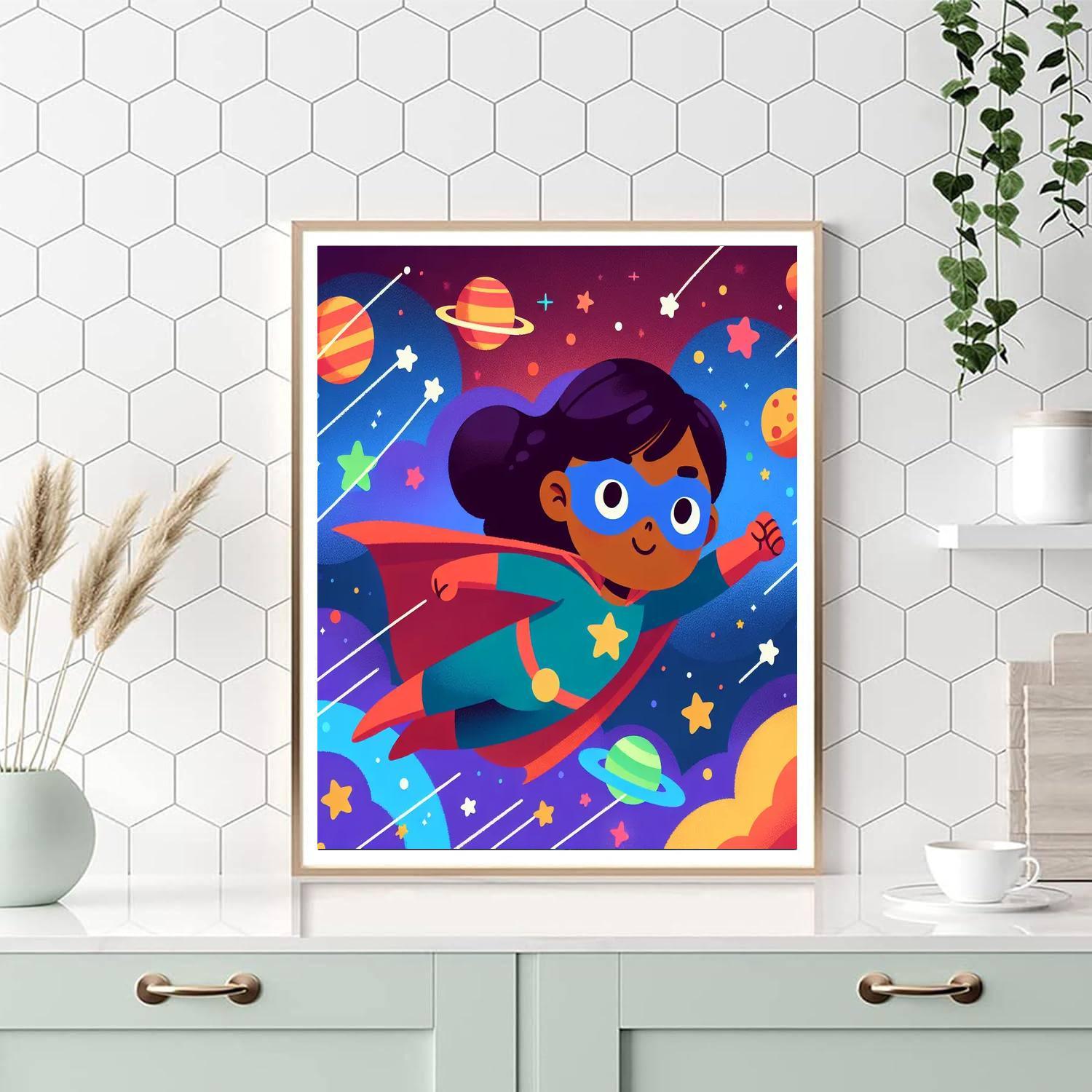 Superhero Universe Adventure Paint By Numbers Kits