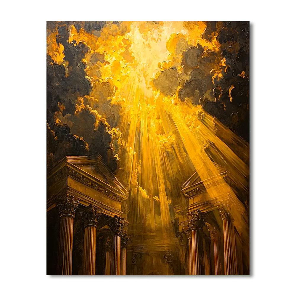 Caravaggio Inspired Sculpted Light  Paint By Color