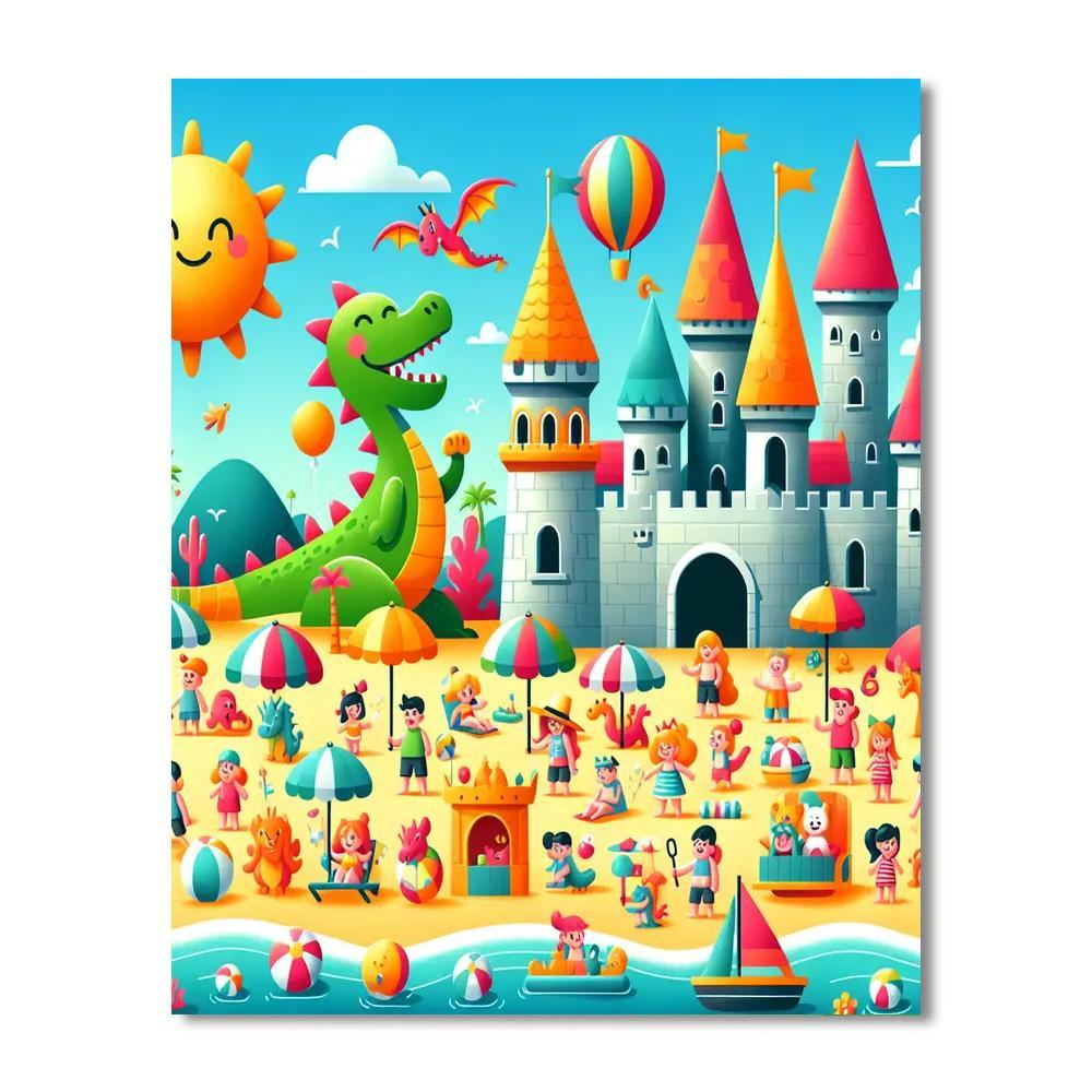 My Dream Vacation Paint By Numbers Kits