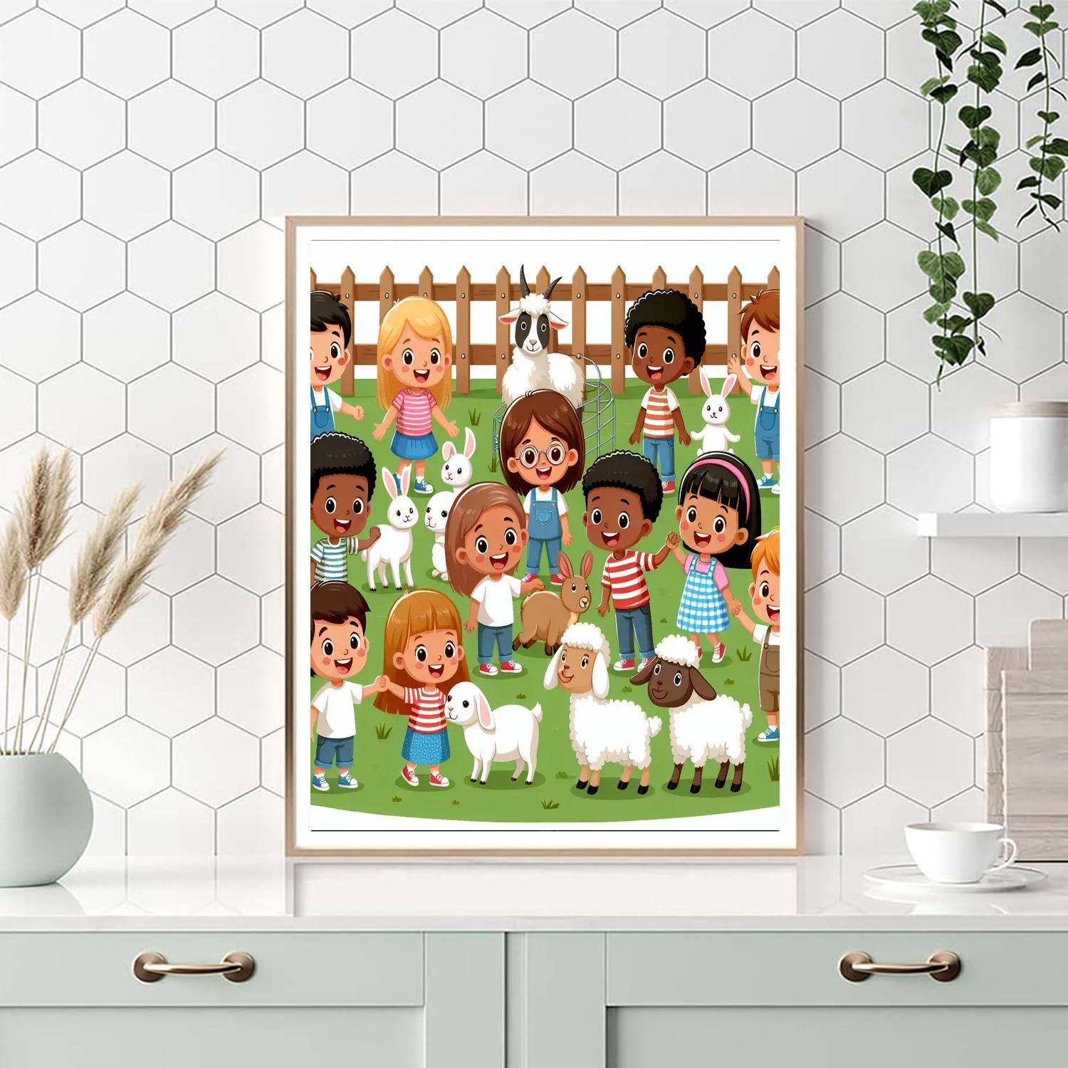 Petting Zoo Playtime Paint By Color