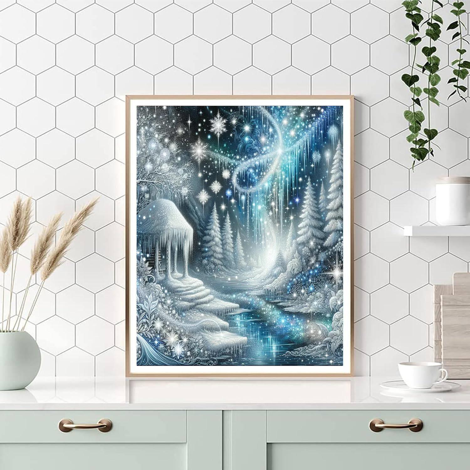 Frozen Winter's Breath Paint By Number
