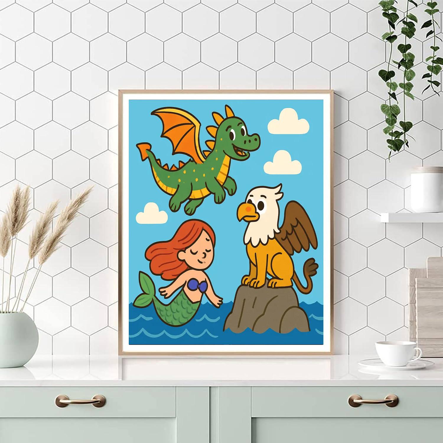 Mythical Creatures Collection Paint By Numbers Kits