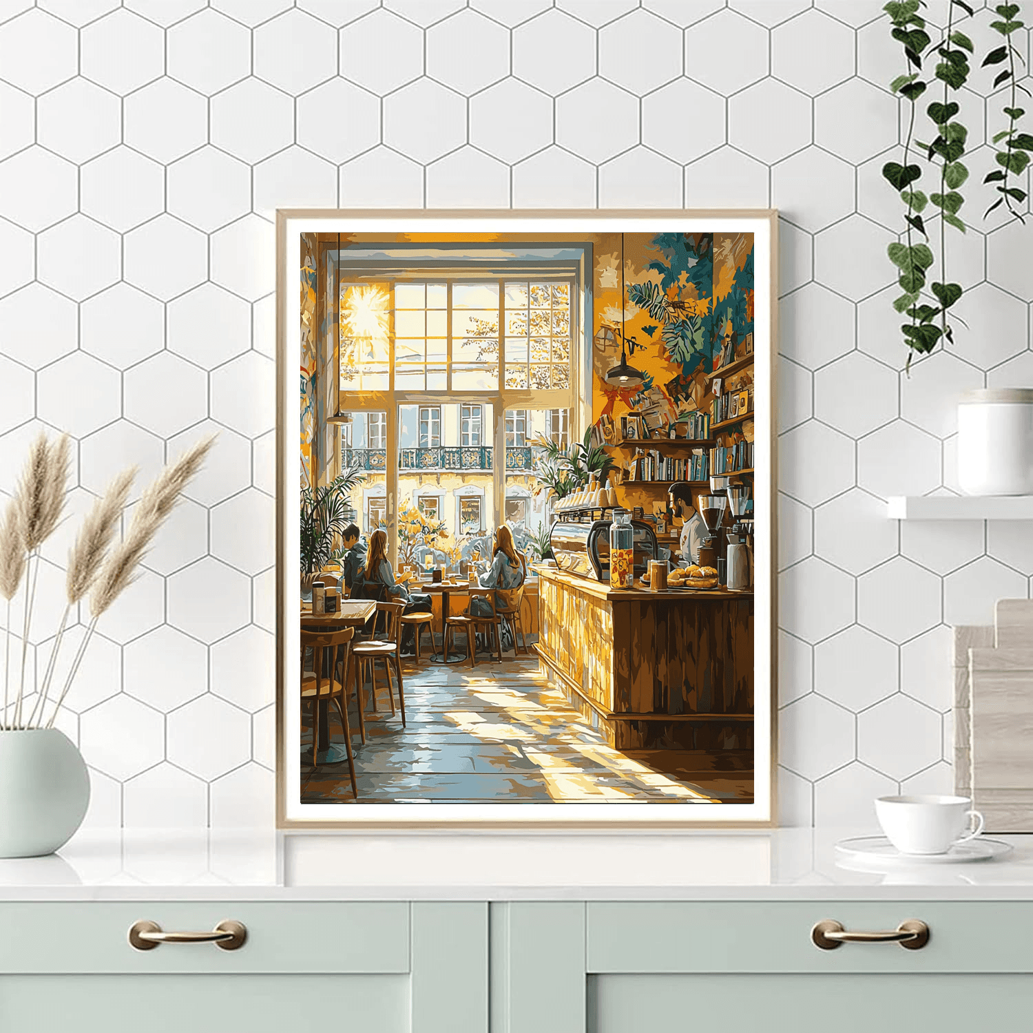 Wanderlust Coffee Numbered Painting Kits