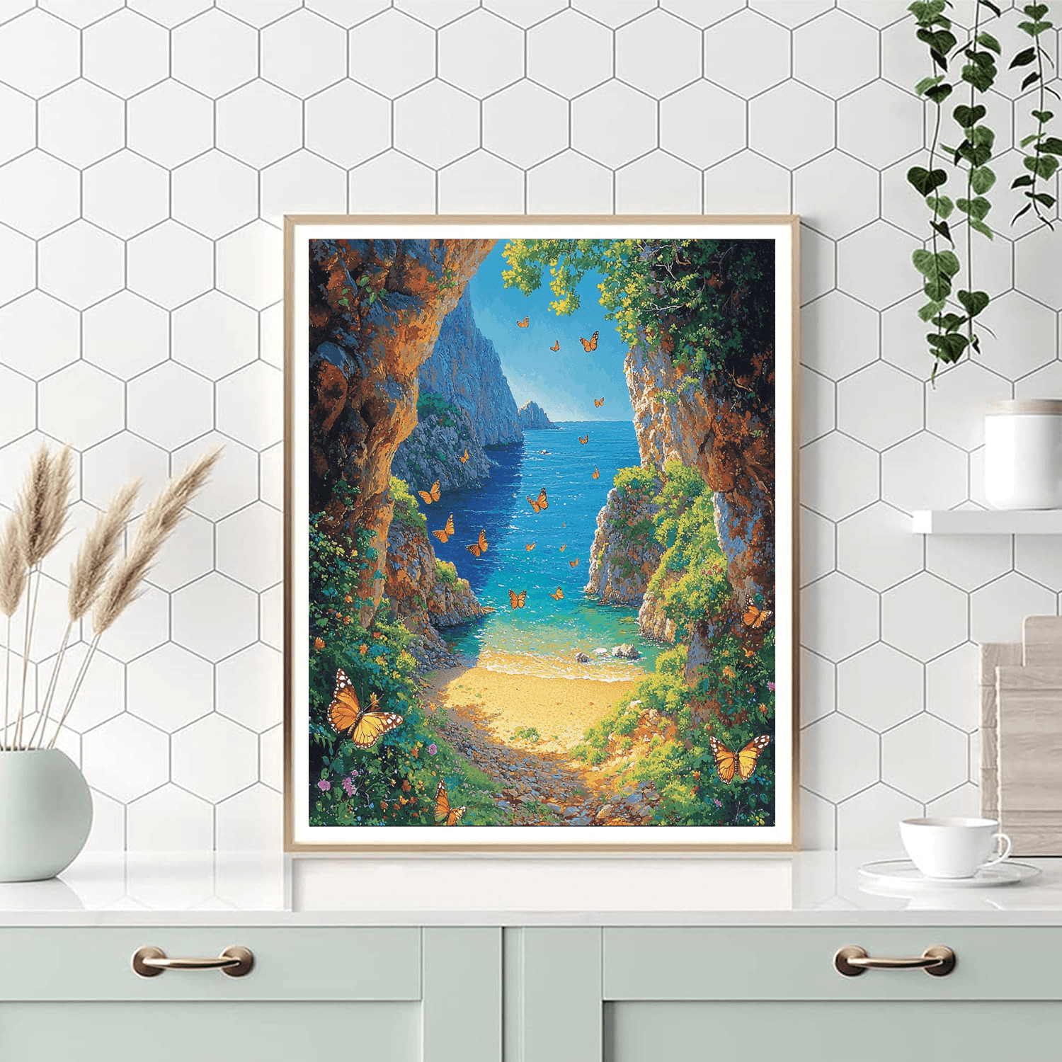 Butterfly Valley - Fethiye Painting Number Kit