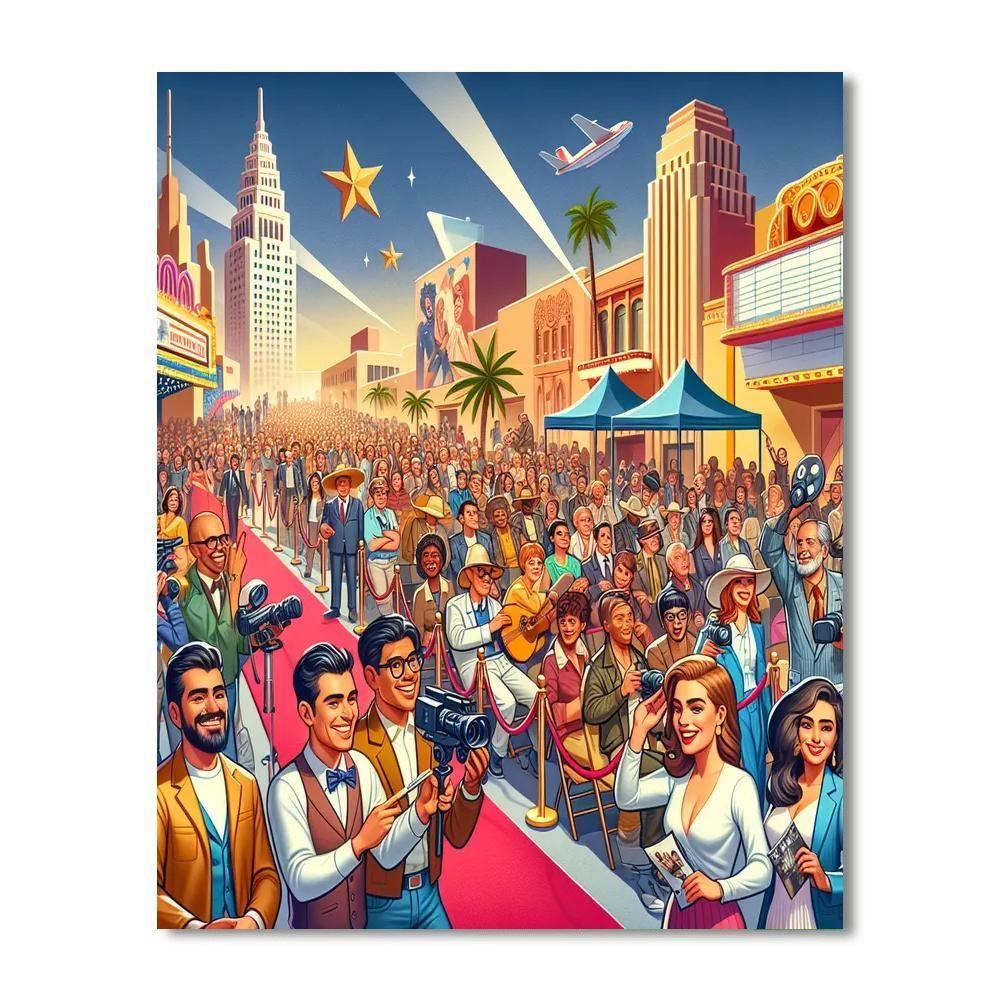 Los Angeles Film Festival - Usa Paint By Color