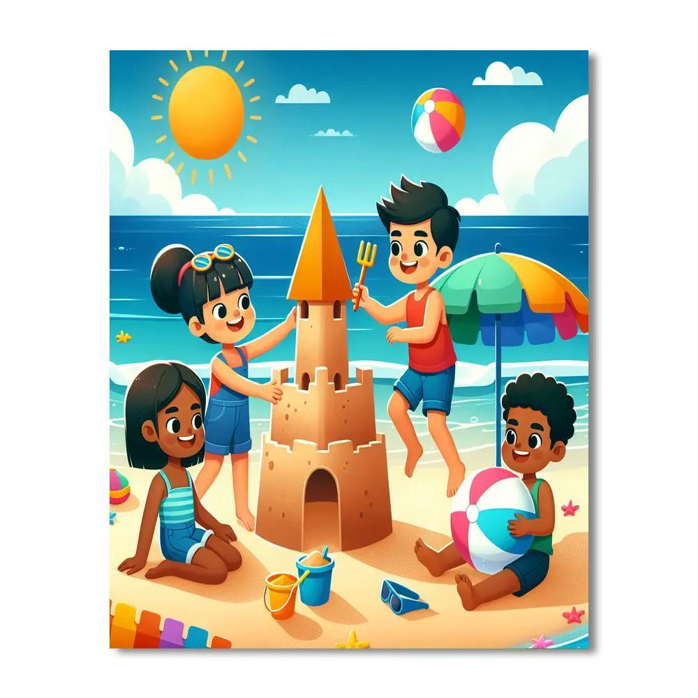 Adventure At The Ocean Shore Paint By Numbers