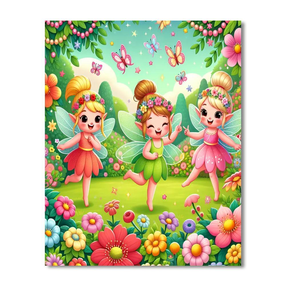 Fairy Garden Fantasy Painting By Numbers Kit