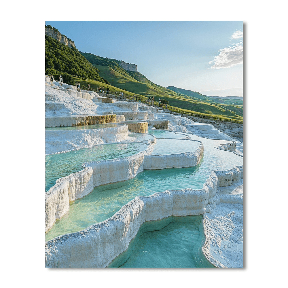 Pamukkale Thermal Pools Numbered Painting Kits