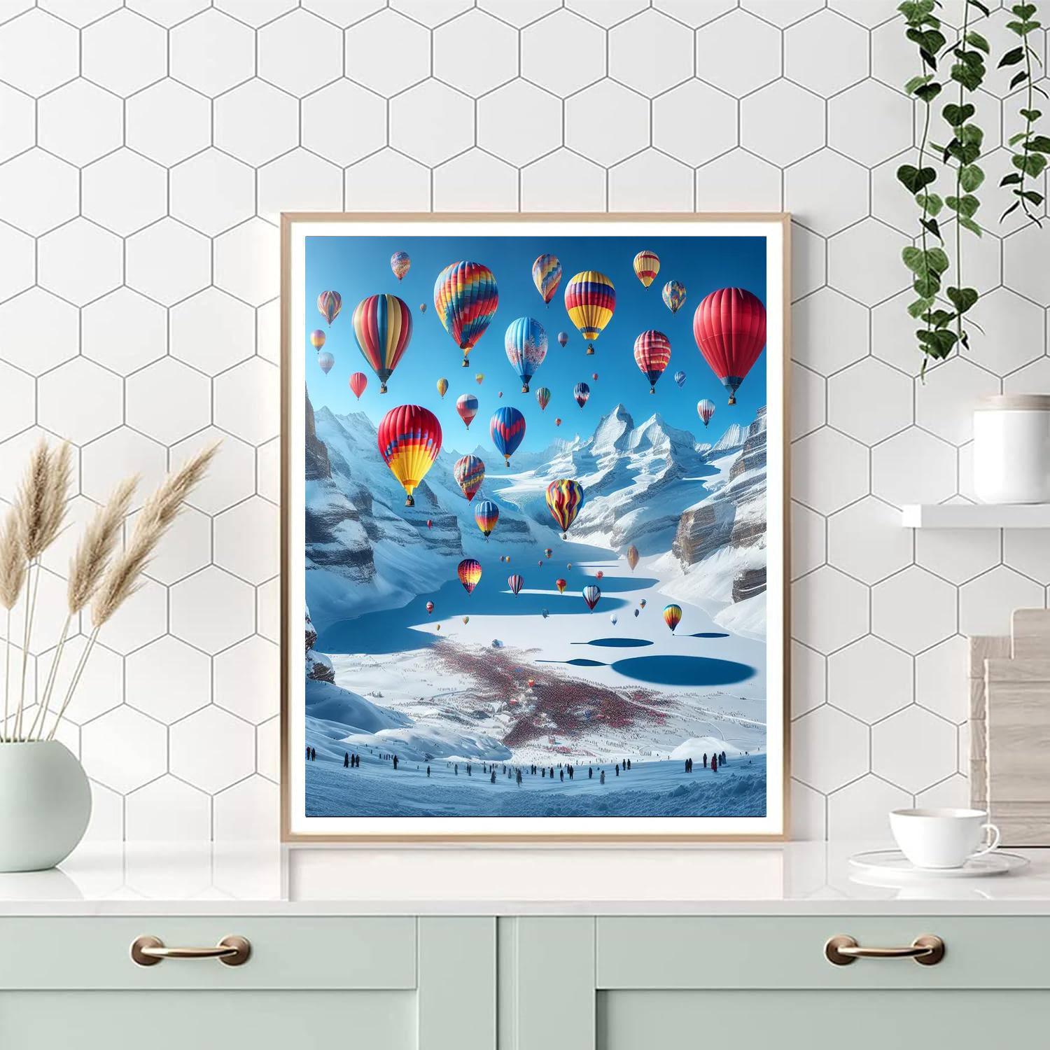 International Hot Air Balloon Fiesta - Switzerland Paint By Numbers Art