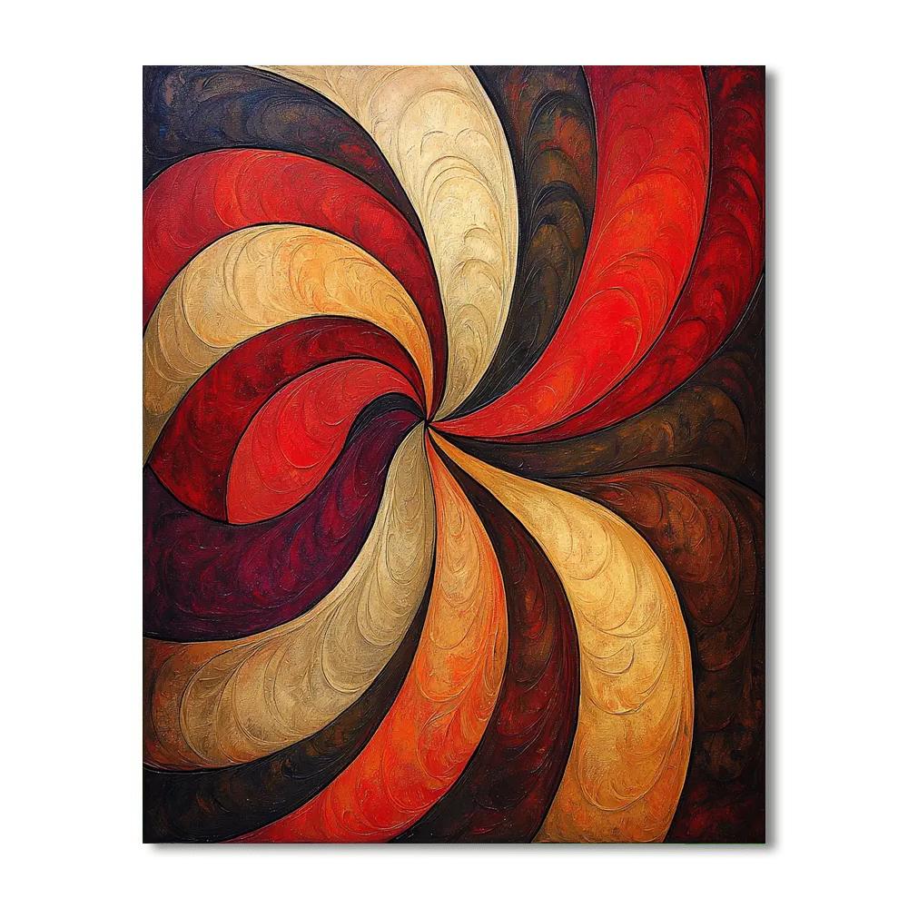 Caravaggio Inspired Labyrinth Of Colors  Number Painting