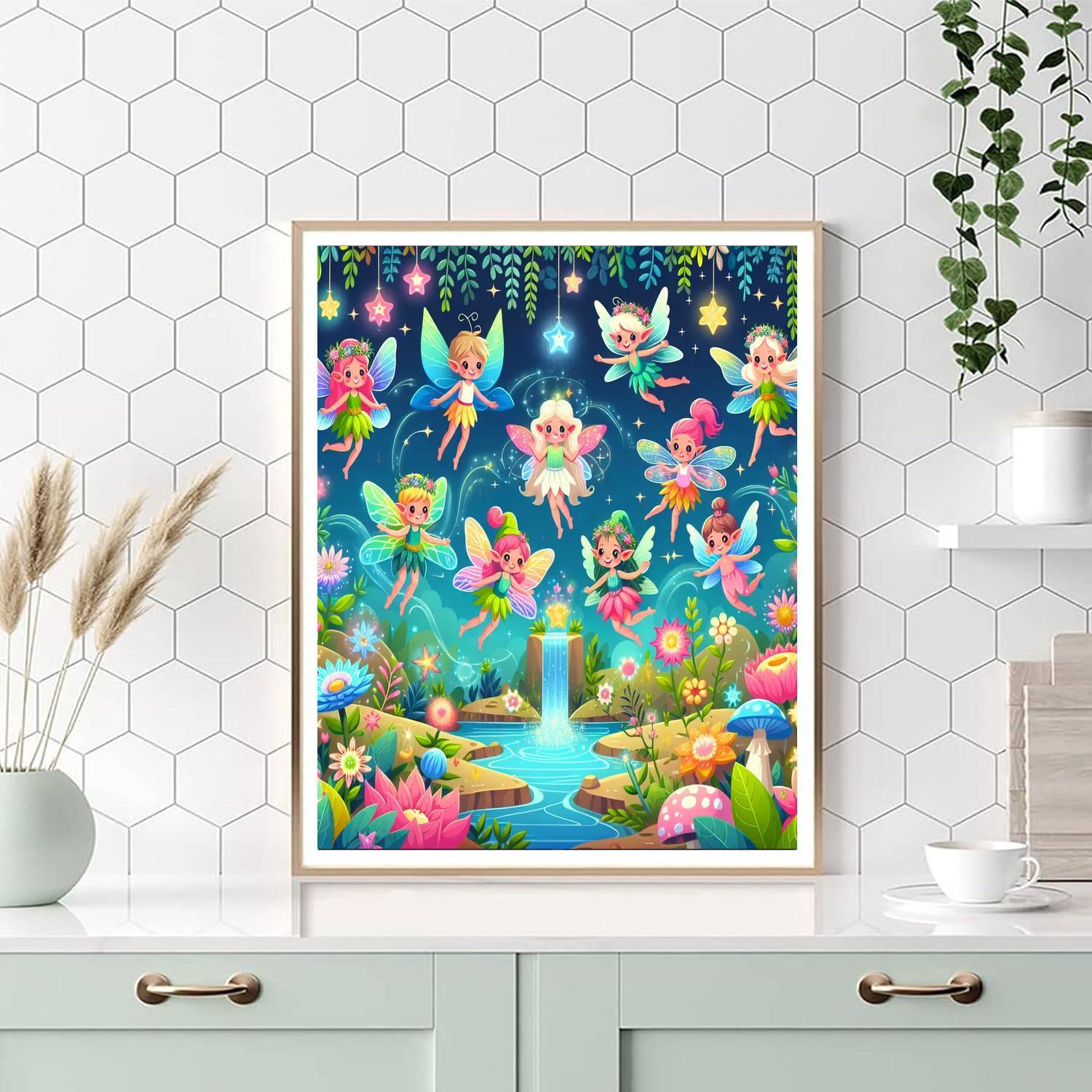 Fairy Garden Enchantment Paint By Numbers Art