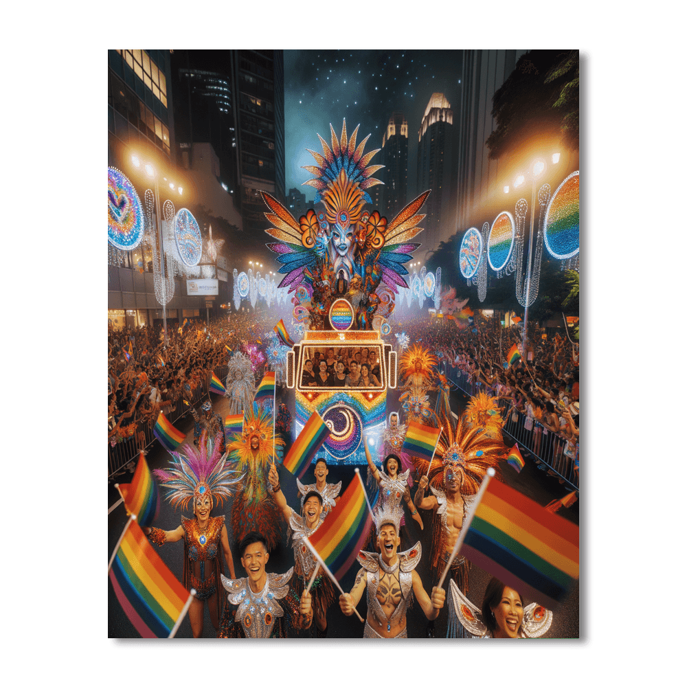 Sydney Gay And Lesbian Mardi Gras - Sydney Numbered Painting Kits