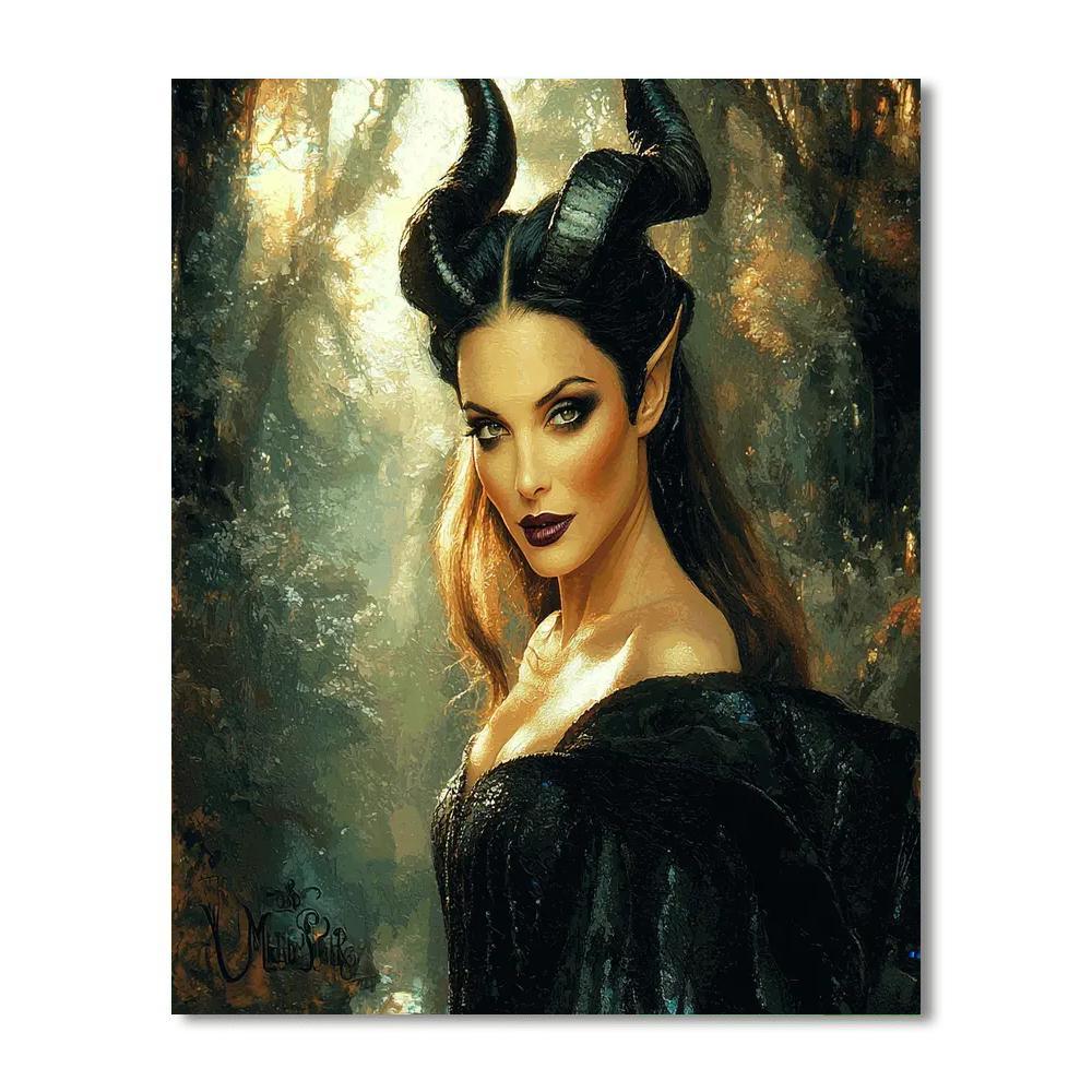 Angelina Jolie: The Bold Journey Of Maleficent Paint By Color