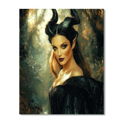 Angelina Jolie: The Bold Journey Of Maleficent Paint By Color