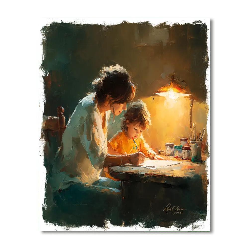 Love Knows No Distance Numbered Painting Kits