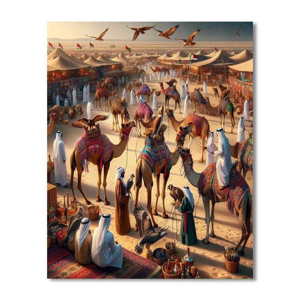 Al Dhafra Festival - Abu Dhabi Number Painting