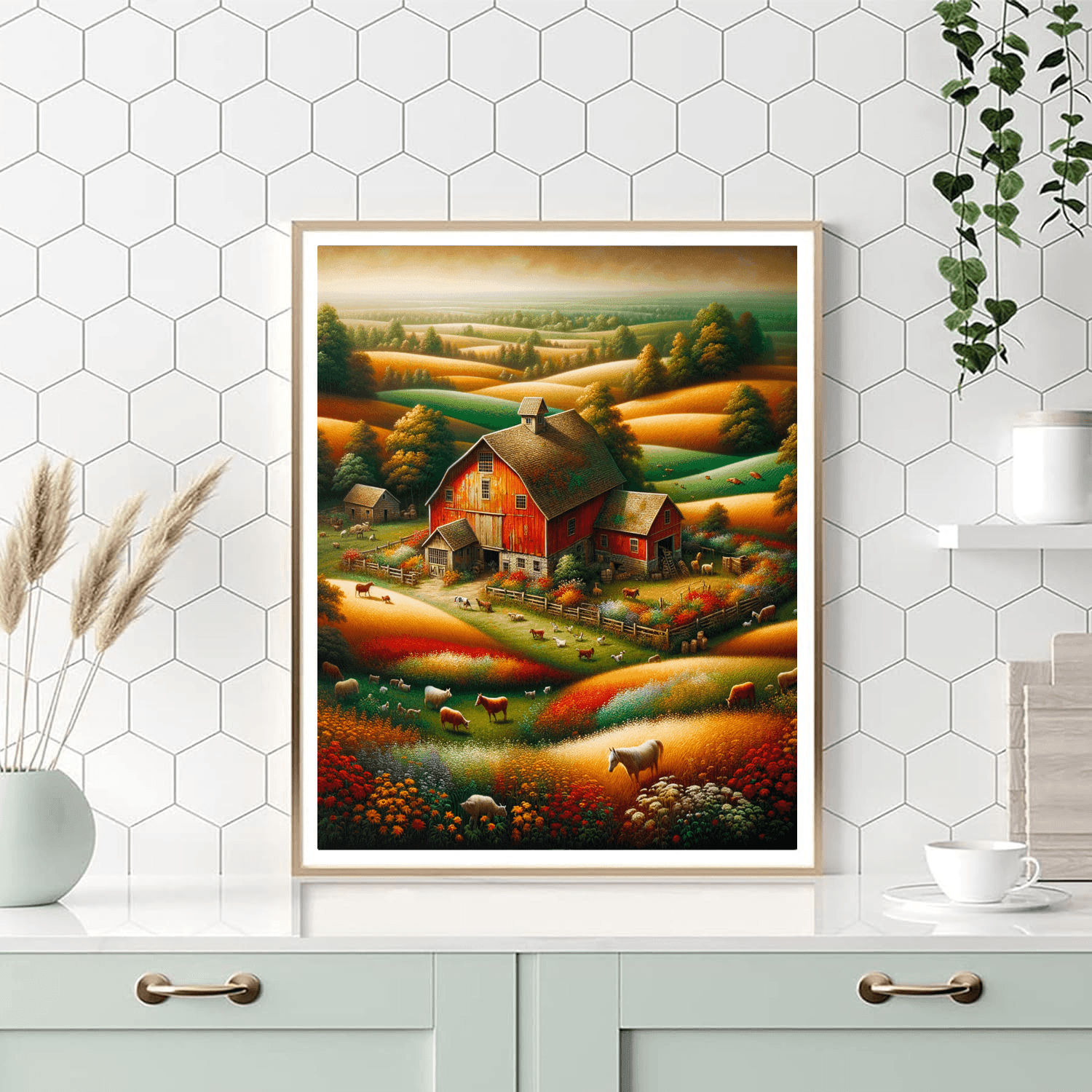 Charming Farmhouse Retreat Paint By Number