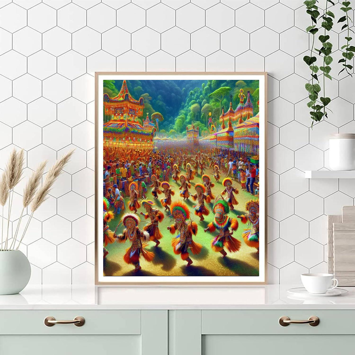 Yasuni Carnival Number Painting