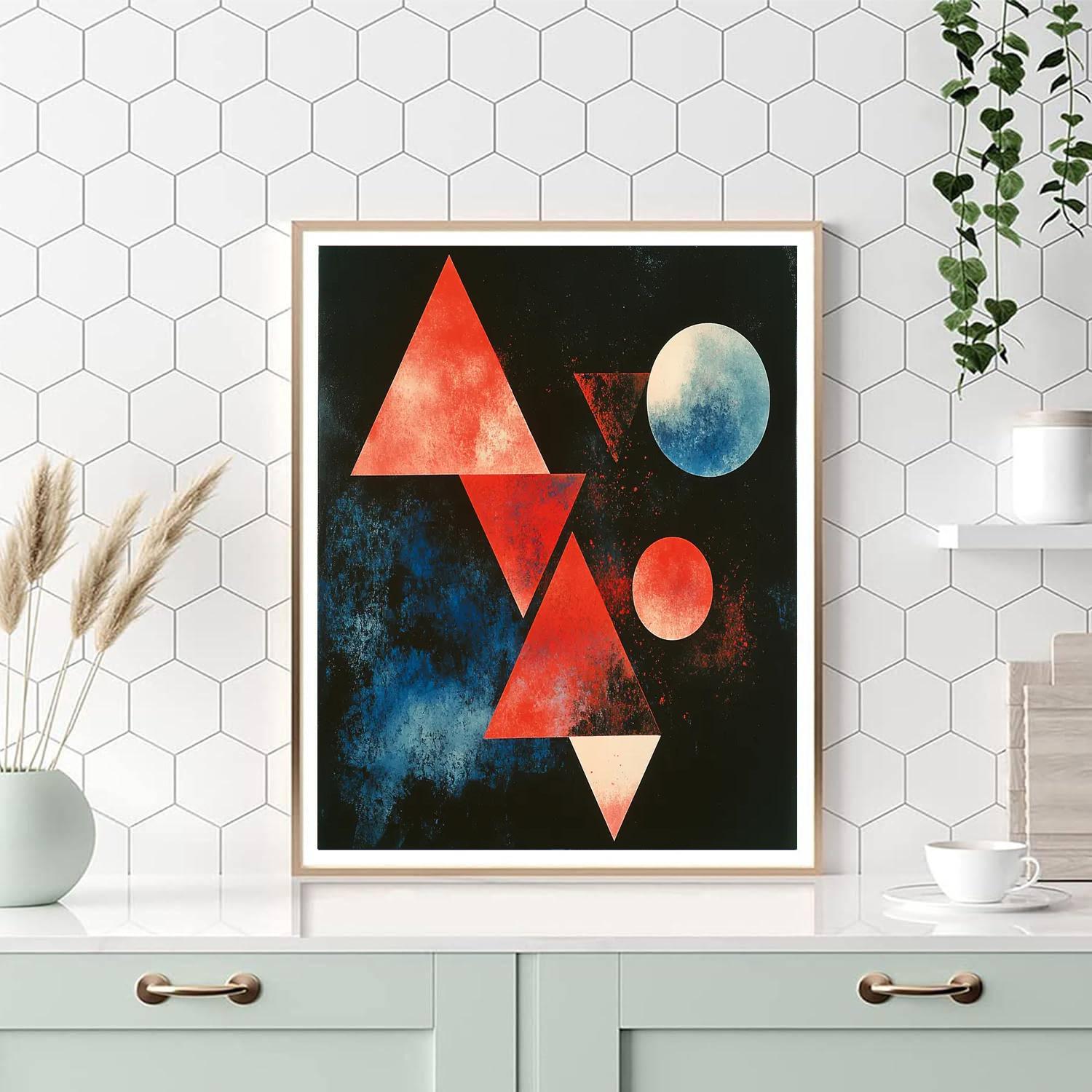 Kazimir Malevich Inspired Dynamic Equilibrium  DIY Paint By Numbers