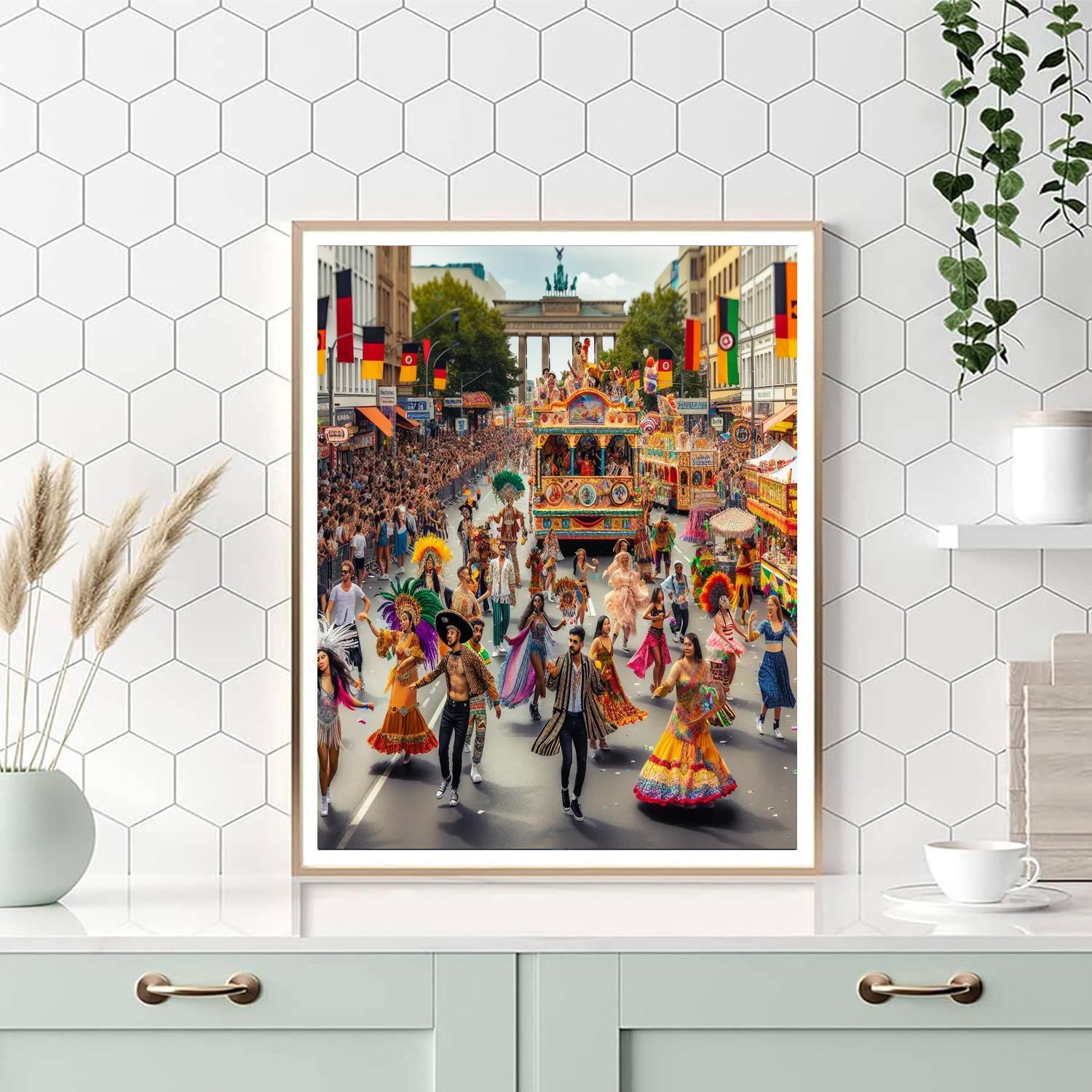 Karneval Der Kulturen - Germany Painting Number Kit