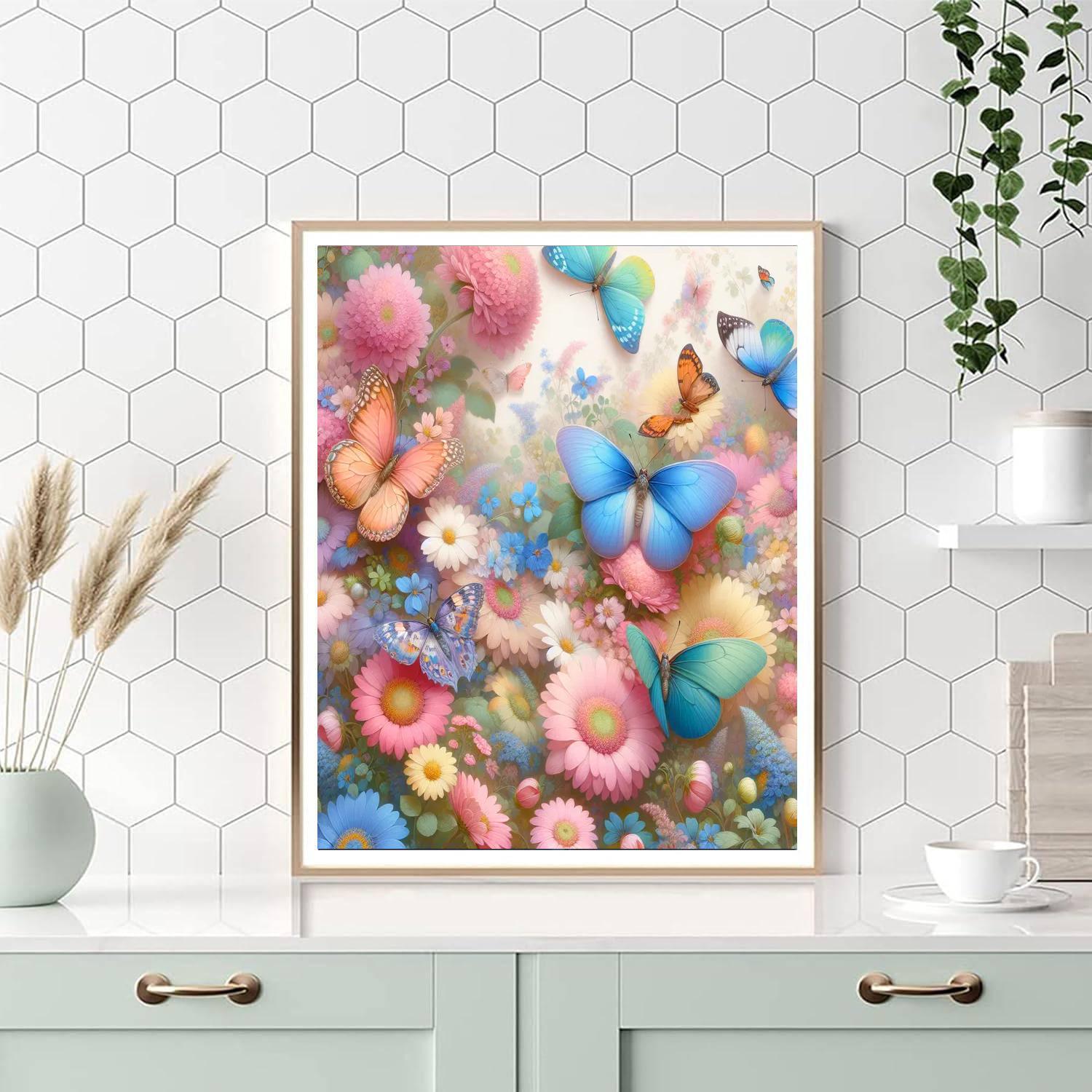 Elegant Butterfly Serenade DIY Paint By Numbers