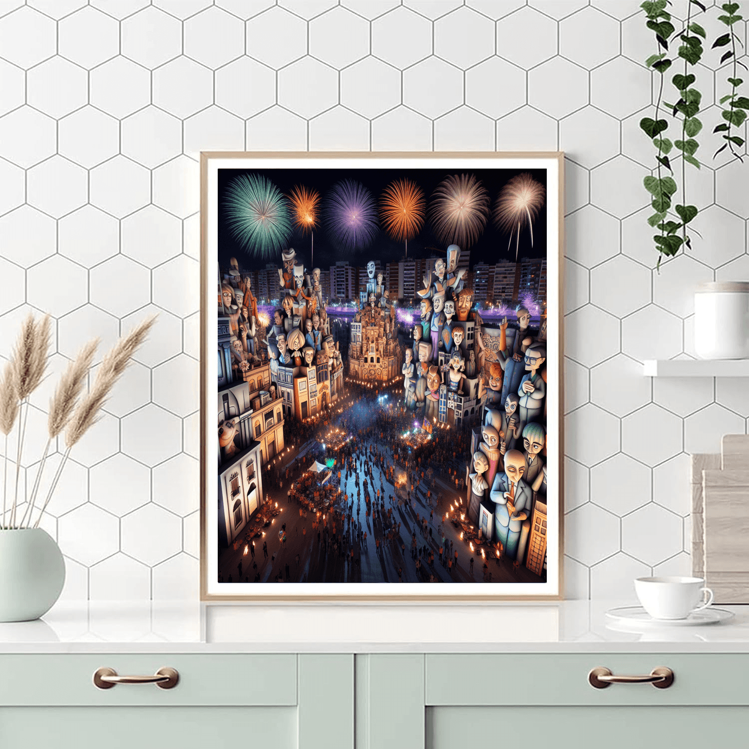 The Valencia Fallas - Spain Paint By Numbers Kits