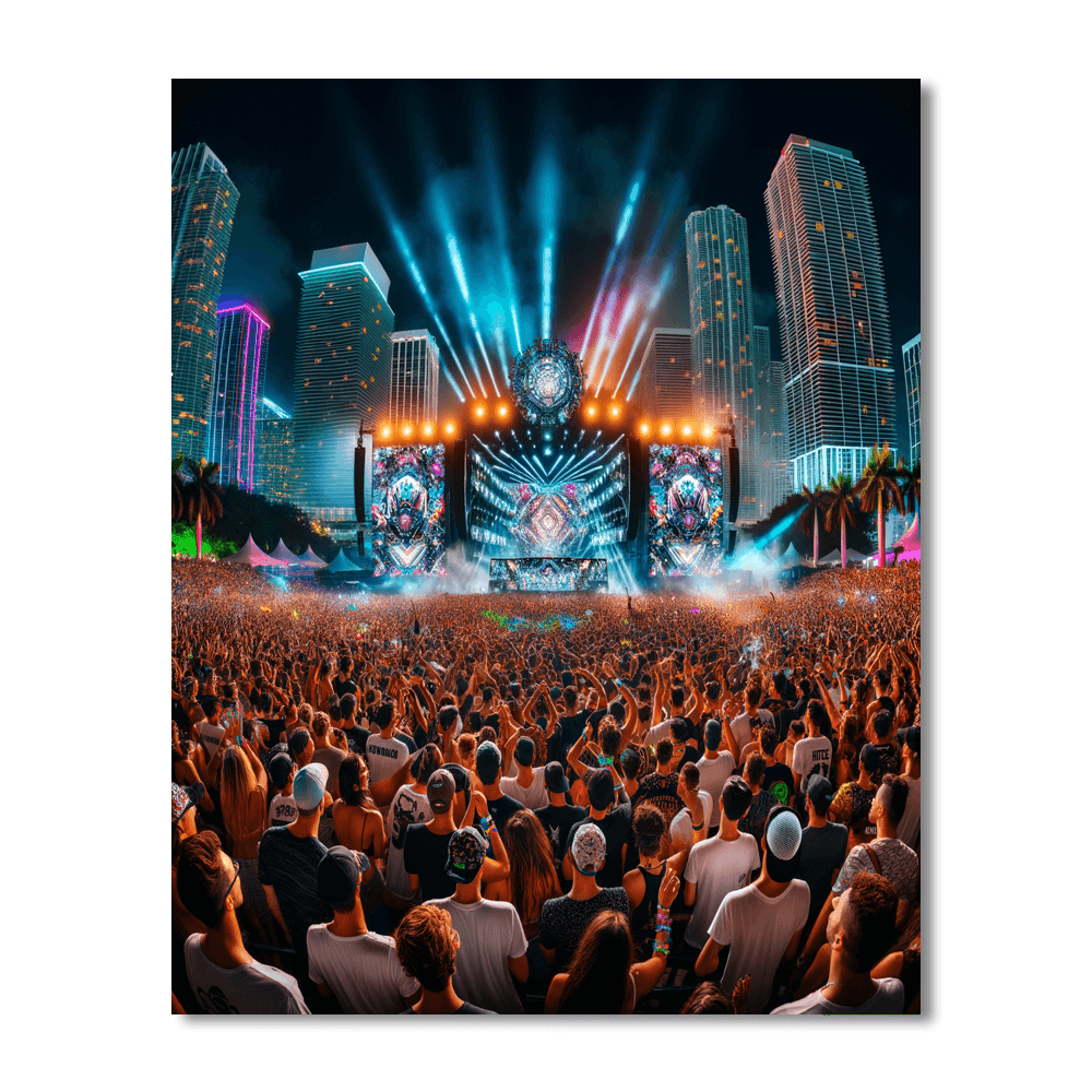 Ultra Music Festival - Usa Paint By Number