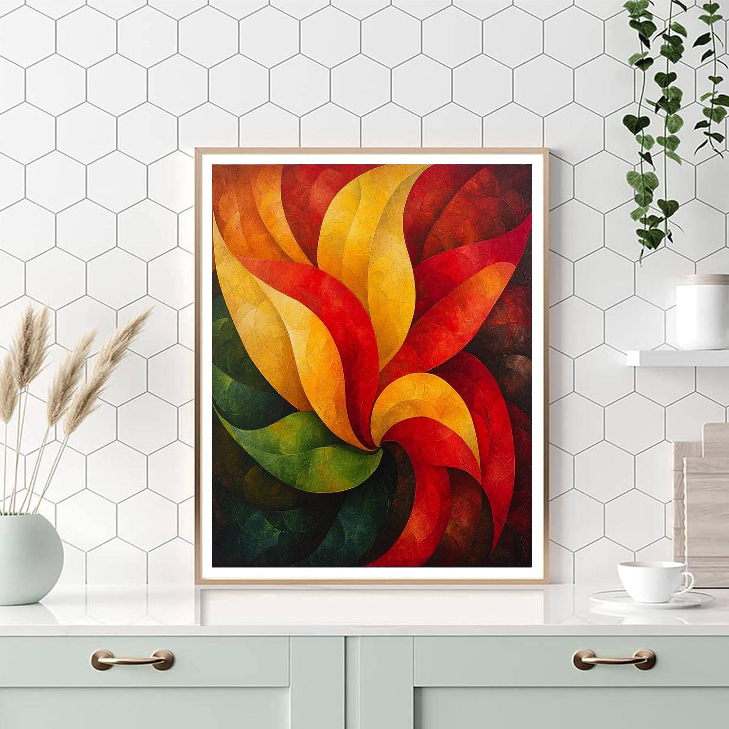 Frida Kahlo Inspired Emotional Symphony  Painting Number Kit