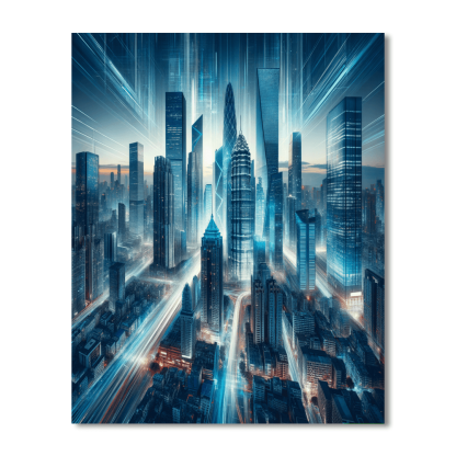 Urban City Vibe Paint By Numbers
