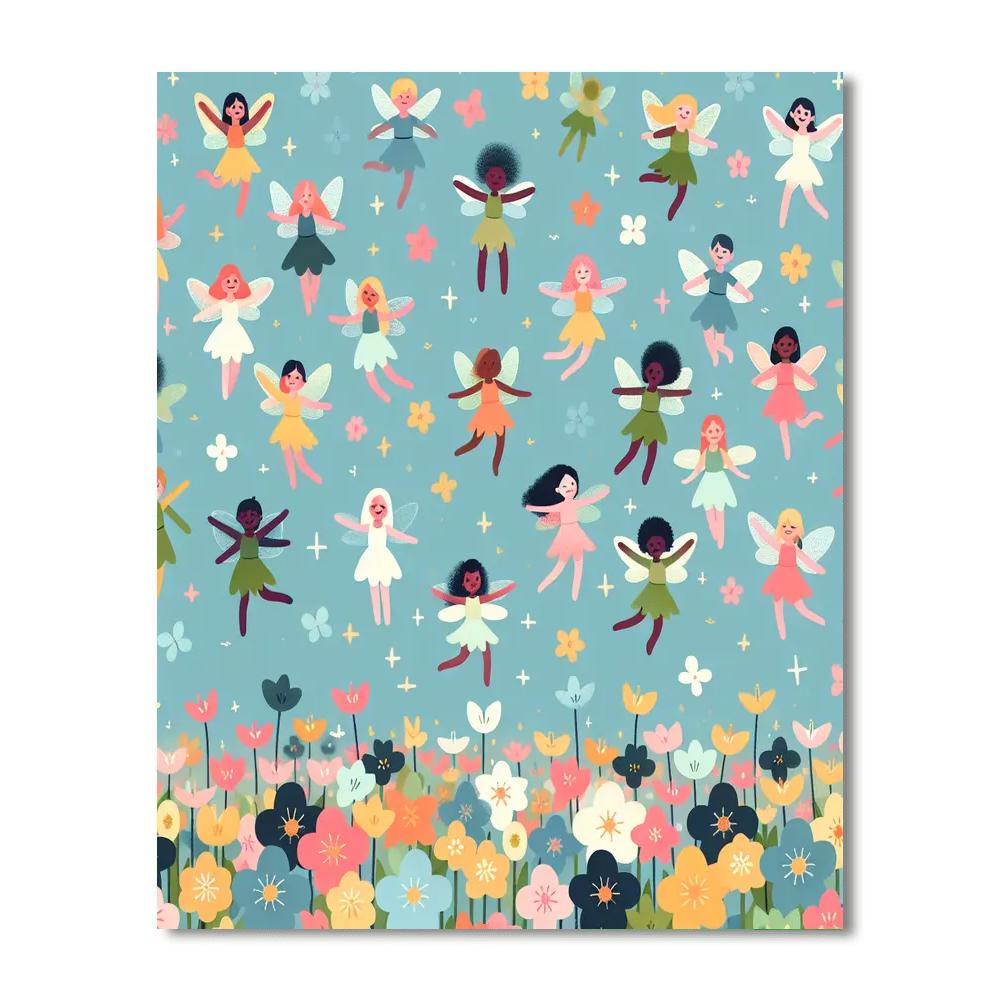 Fanciful Fairy Frolic Numbered Painting Kits