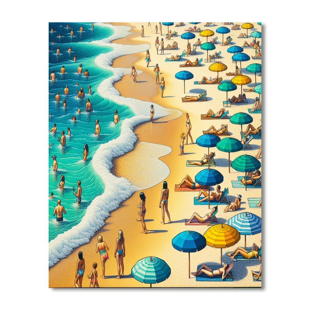 Vibrant Seaside Bliss Paint By Number