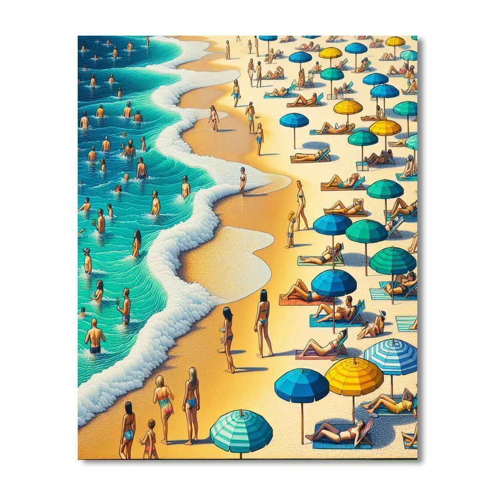 Vibrant Seaside Bliss Paint By Number